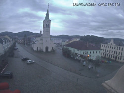 Náměstí, koste sv. Markéty