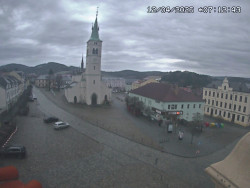 Náměstí, koste sv. Markéty