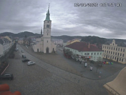 Náměstí, koste sv. Markéty