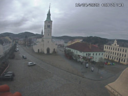 Náměstí, koste sv. Markéty