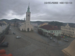 Náměstí, koste sv. Markéty