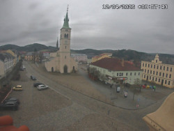 Náměstí, koste sv. Markéty