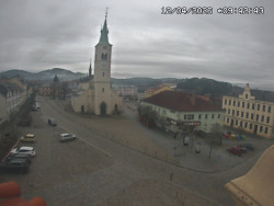 Náměstí, koste sv. Markéty