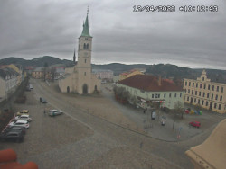 Náměstí, koste sv. Markéty