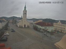 Náměstí, koste sv. Markéty