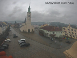 Náměstí, koste sv. Markéty