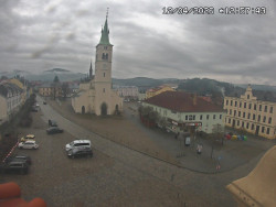 Náměstí, koste sv. Markéty