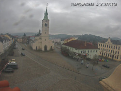 Náměstí, koste sv. Markéty