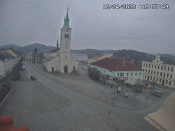 Náměstí, koste sv. Markéty