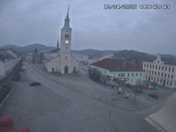 Náměstí, koste sv. Markéty