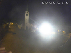 Náměstí, koste sv. Markéty