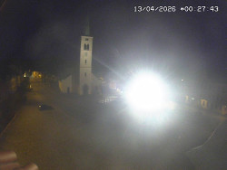 Náměstí, koste sv. Markéty