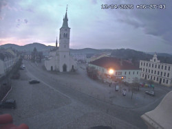 Náměstí, koste sv. Markéty