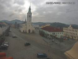 Náměstí, koste sv. Markéty