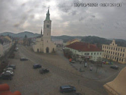 Náměstí, koste sv. Markéty