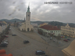 Náměstí, koste sv. Markéty