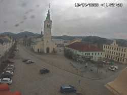 Náměstí, koste sv. Markéty