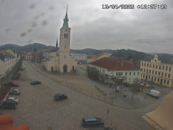 Náměstí, koste sv. Markéty