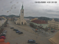 Náměstí, koste sv. Markéty