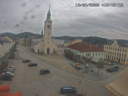 Náměstí, koste sv. Markéty