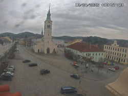 Náměstí, koste sv. Markéty