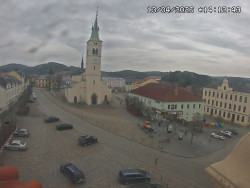 Náměstí, koste sv. Markéty