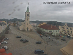 Náměstí, koste sv. Markéty