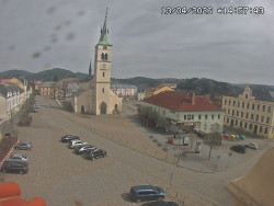 Náměstí, koste sv. Markéty