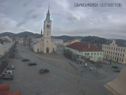 Náměstí, koste sv. Markéty