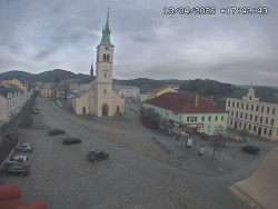 Náměstí, koste sv. Markéty