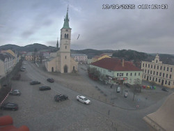 Náměstí, koste sv. Markéty