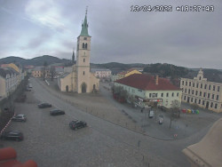 Náměstí, koste sv. Markéty