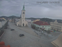 Náměstí, koste sv. Markéty