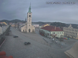 Náměstí, koste sv. Markéty