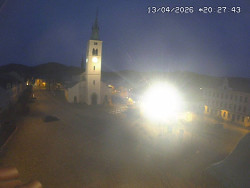 Náměstí, koste sv. Markéty