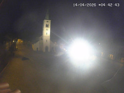 Náměstí, koste sv. Markéty