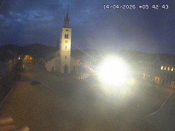 Náměstí, koste sv. Markéty