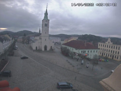 Náměstí, koste sv. Markéty