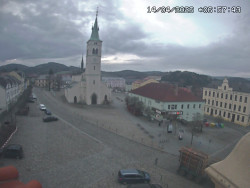 Náměstí, koste sv. Markéty