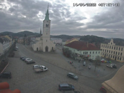 Náměstí, koste sv. Markéty