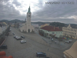 Náměstí, koste sv. Markéty