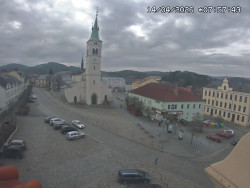 Náměstí, koste sv. Markéty