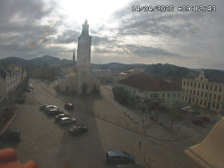 Náměstí, koste sv. Markéty