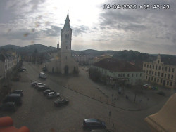 Náměstí, koste sv. Markéty