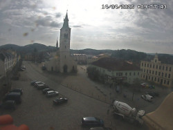 Náměstí, koste sv. Markéty