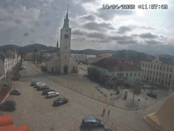 Náměstí, koste sv. Markéty