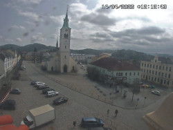 Náměstí, koste sv. Markéty