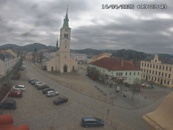 Náměstí, koste sv. Markéty