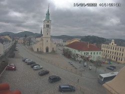 Náměstí, koste sv. Markéty