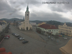 Náměstí, koste sv. Markéty